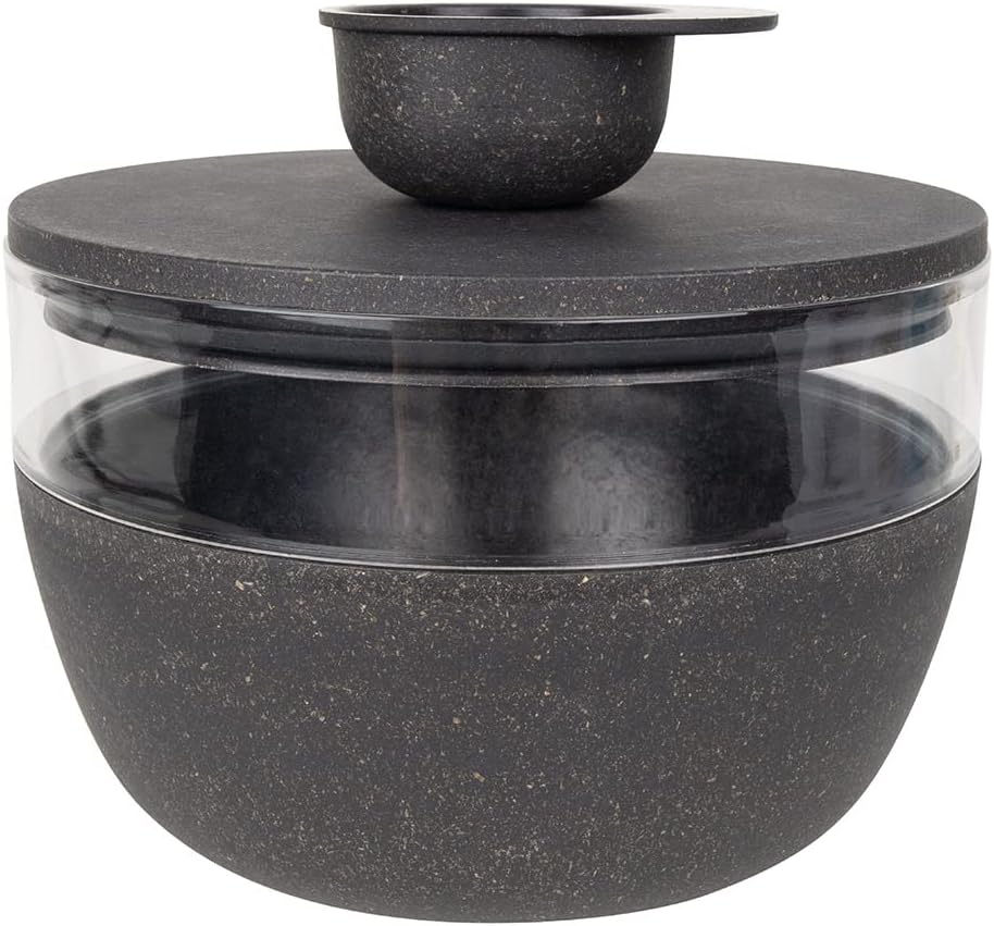 District 70 BAMBOO Treat Jar Vorratsbehälter Leckerlis Hundefutter ø 18cm