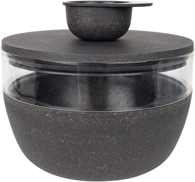 District 70 BAMBOO Treat Jar Vorratsbehälter Leckerlis Hundefutter ø 18cm