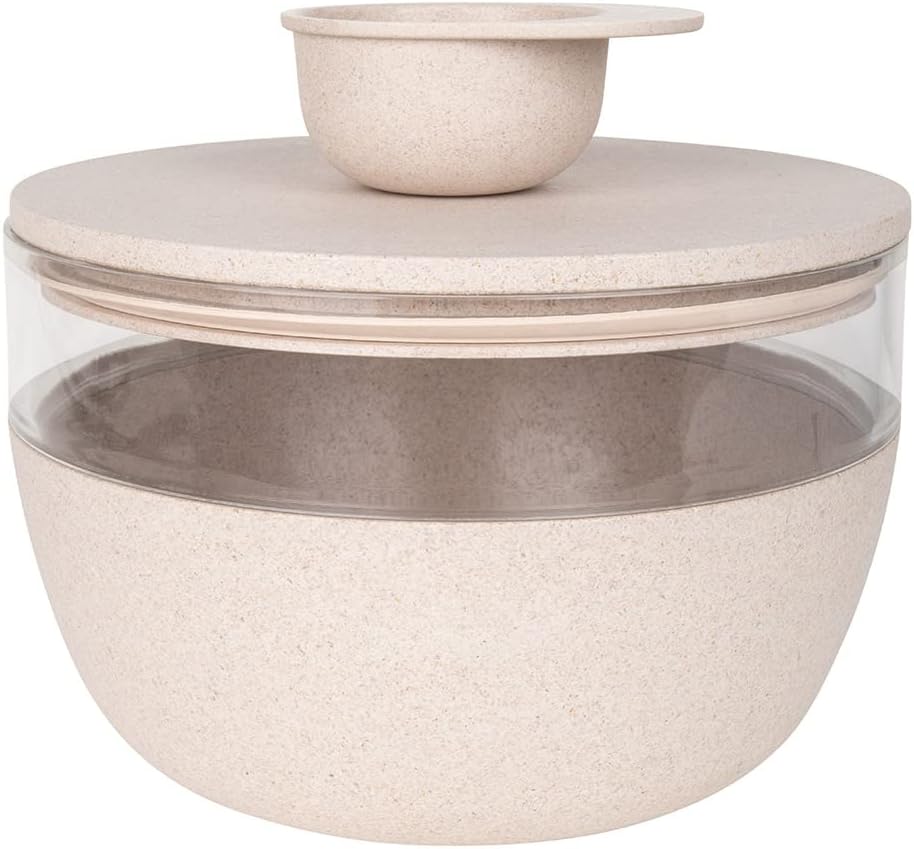 District 70 BAMBOO Treat Jar Vorratsbehälter Leckerlis Hundefutter ø 18cm