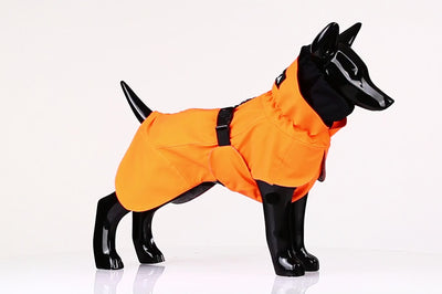 Paikka reflektierender Hunderegenmantel Orange