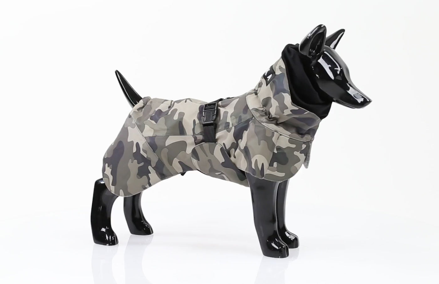 Paikka reflektierender Hunde Wintermantel Camouflage