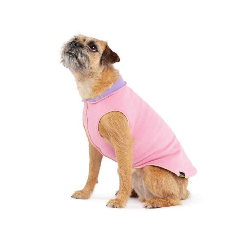 Hundepullover Goldpaw Double Fleece Rosa/Lavendel