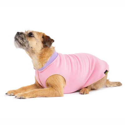 Hundepullover Goldpaw Double Fleece Rosa/Lavendel