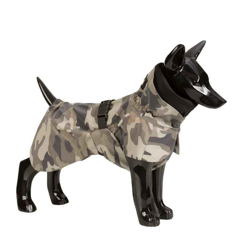Paikka reflektierender Hunderegenmantel Camouflage