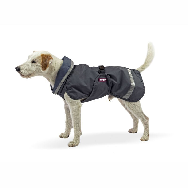 Hunde Regenmantel Sade Pomppa Graphite.
