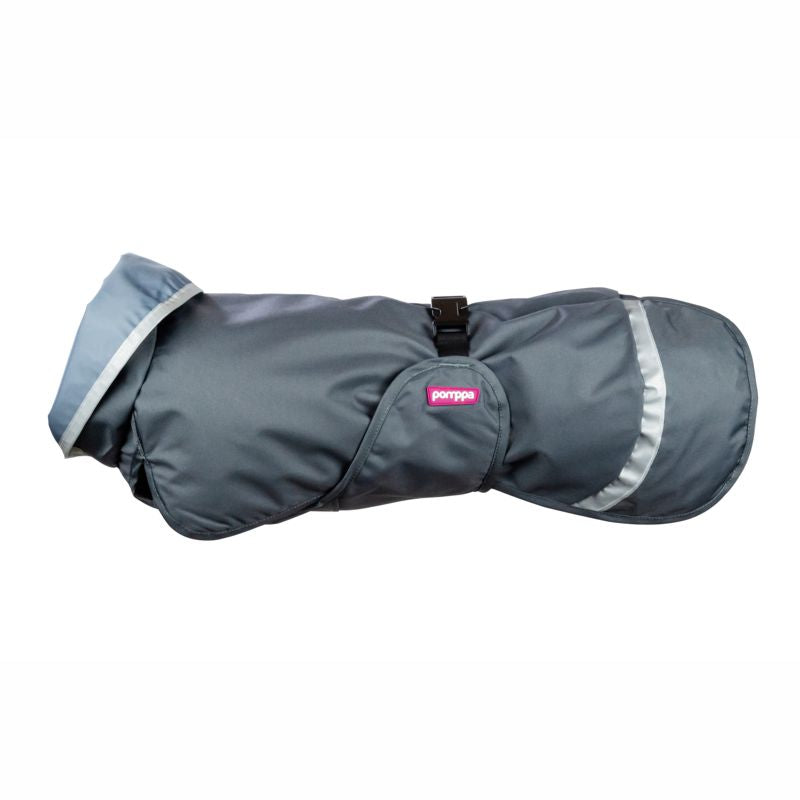 Hunde Regenmantel Sade Pomppa Graphite.