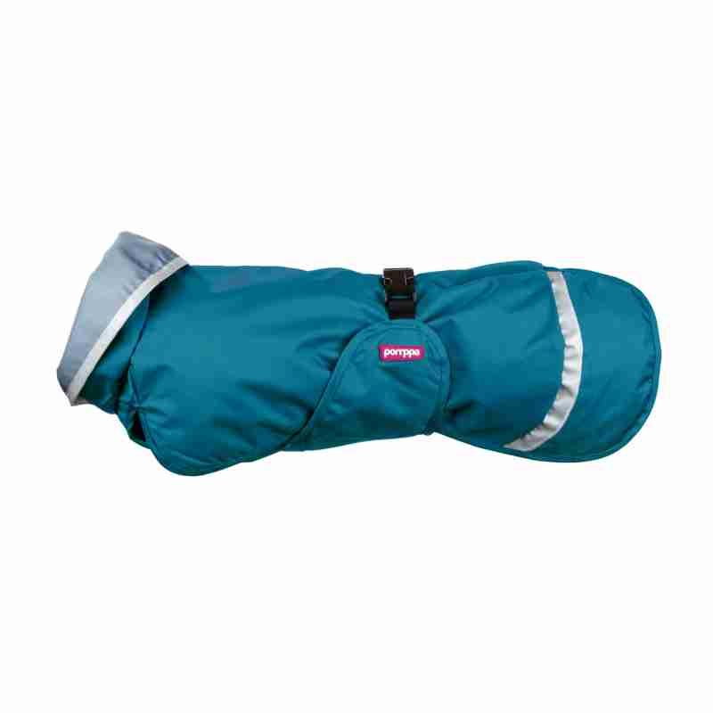 Hunde Regenmantel Sade Pomppa Petrol