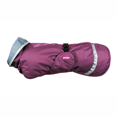 Hunde Regenmantel Sade Pomppa Plum.