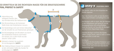 Hundegeschirr AnnyX Sonderfarbe